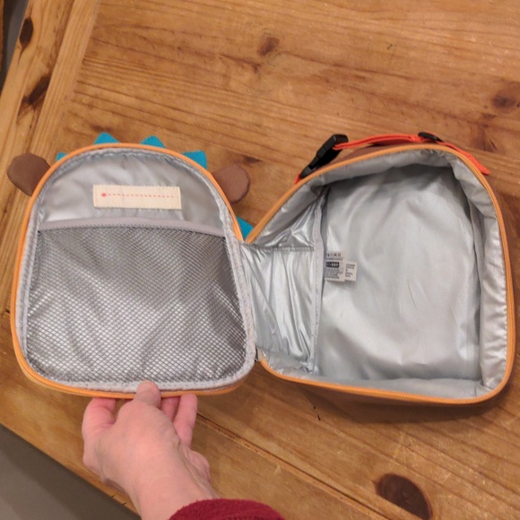 Skip Hop Zoo Kid's Hedgehog Insulated Lunch Bag - Picture 7 of 13